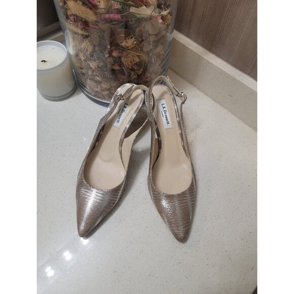 L.K. BennettFlorita Kitten Heels Size EU 38 US 7.5